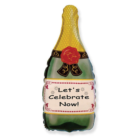 Champagne Bottle Foil Balloon 33 Inch