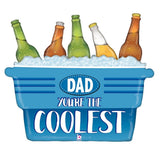 Foil Balloon Coolest Dad Cooler