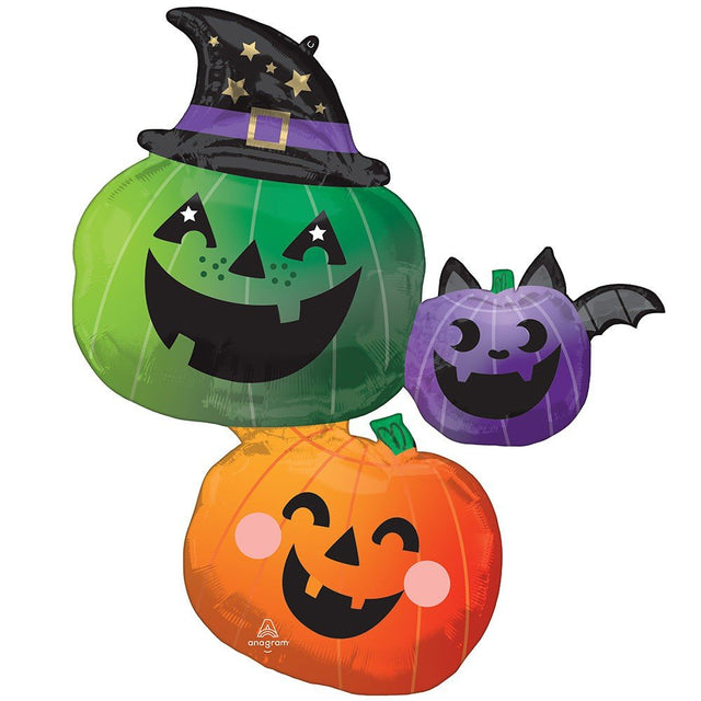 Halloween Pumpkin Stacker Foil Balloon