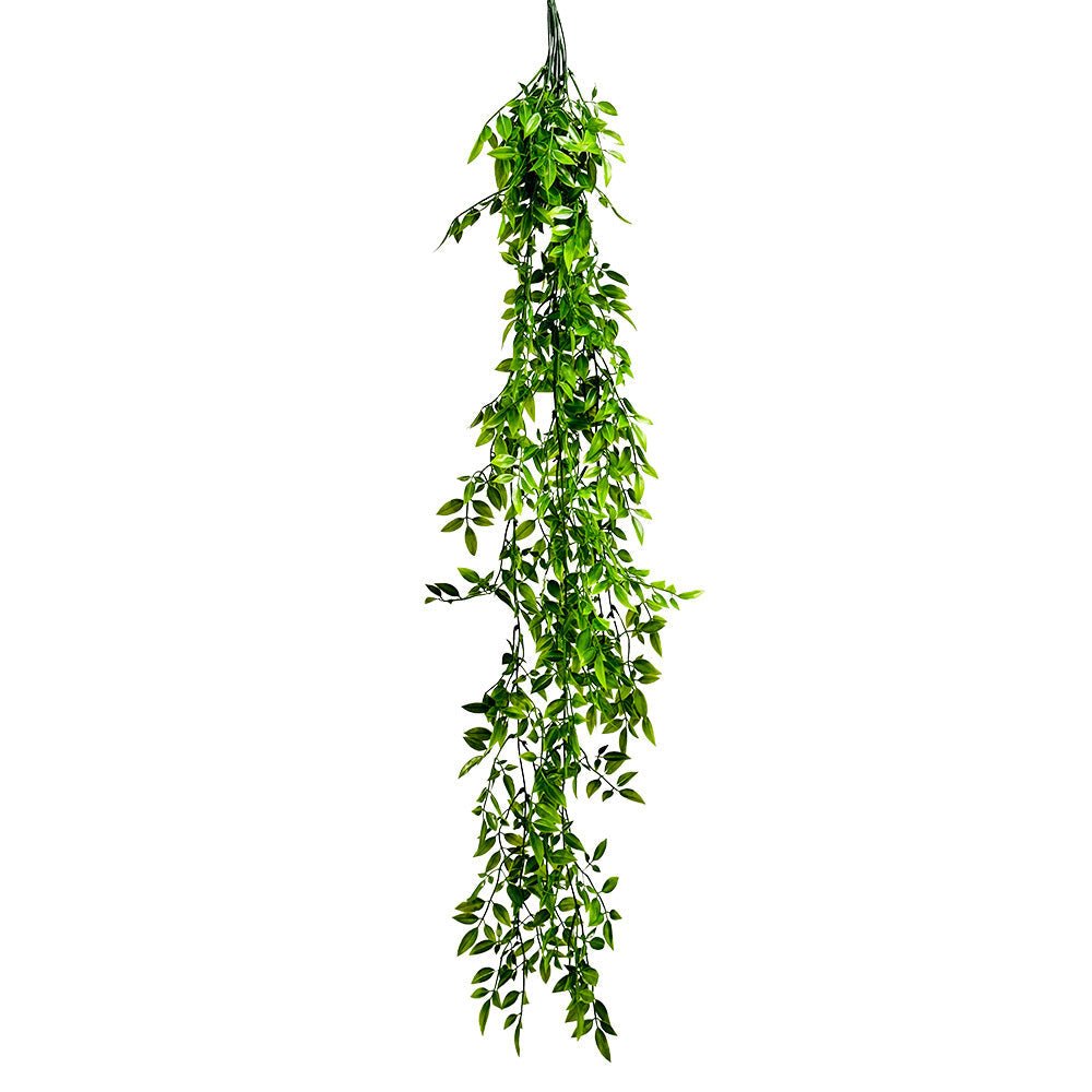 Silk Flowers Hanging Greenery Bush 33 Inch