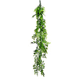 Silk Flowers Hanging Greenery Bush 33 Inch