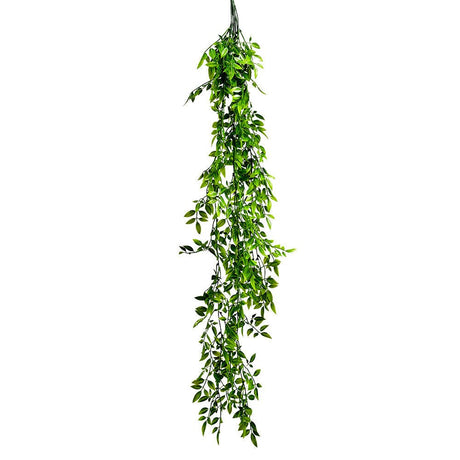 Silk Flowers Hanging Greenery Bush 33 Inch