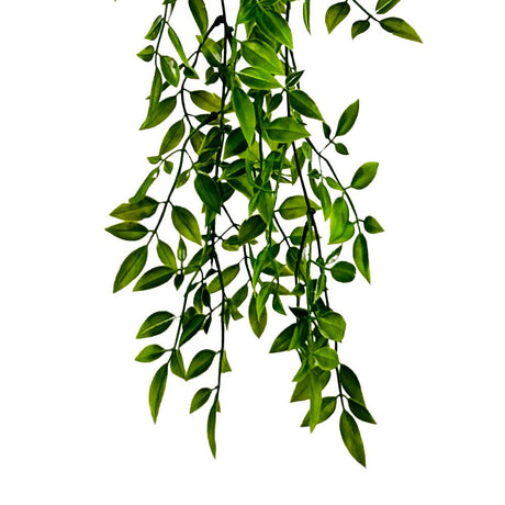 Silk Flowers Hanging Greenery Bush 33 Inch