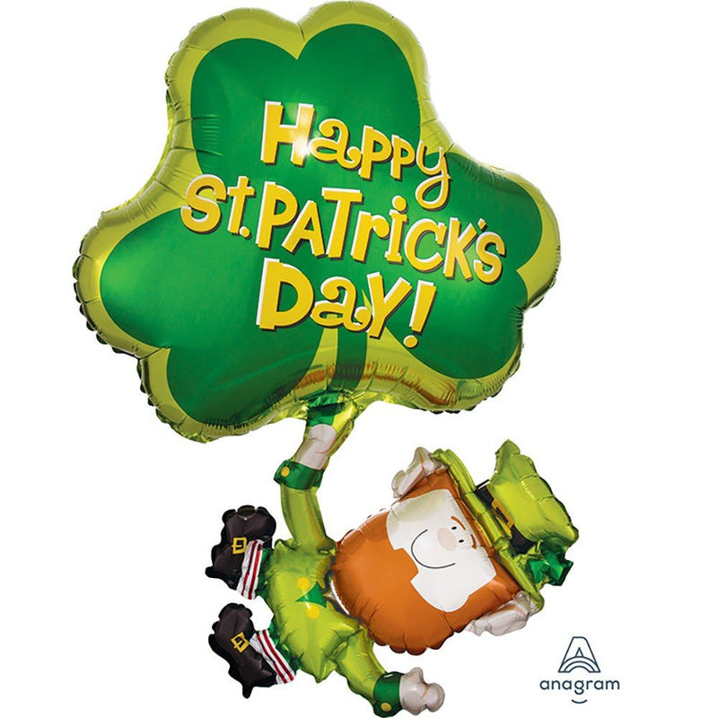 St. Patrick's Day Leprechaun Foil Balloon