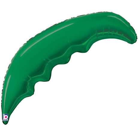 Palm Frond Foil Balloon - Emerald Green