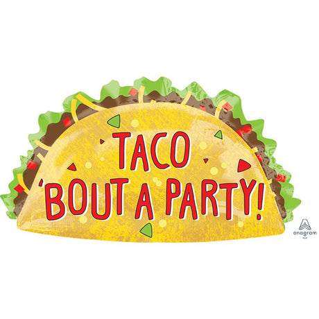 Foil Balloon Taco Party 33 Inch