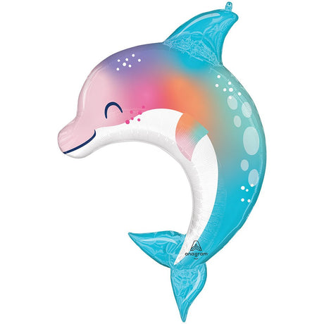 Dolphin Foil Balloon 33 Inch Under The Sea