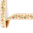 Orange Harvest and Brown Ombre Floral German Jacquard Ribbon - 0.625"