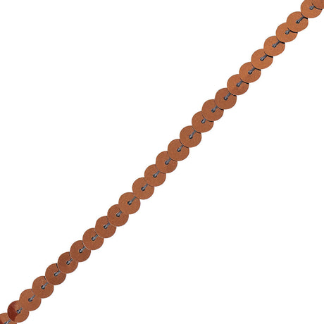 6mm Rust Flat Sequins Trim