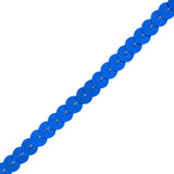 6mm Magnetic Blue Flat Sequins Trim