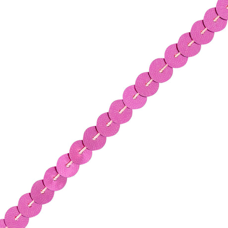 6mm Reflective Pink Sequins Trim
