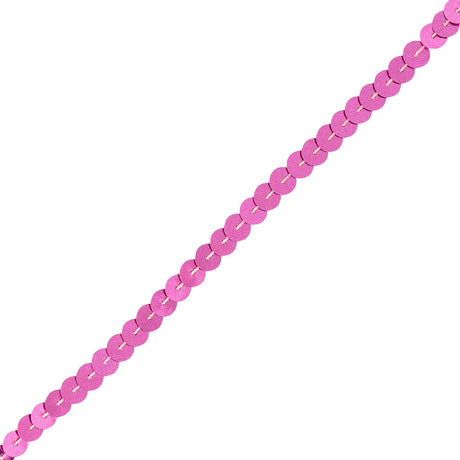 6mm Reflective Pink Sequins Trim