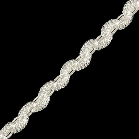 Lustrous Ivory Gimp Braided Cording - 0.375"