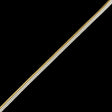 Metallic Gold Cord with Lustrous White Lip - 0.3"