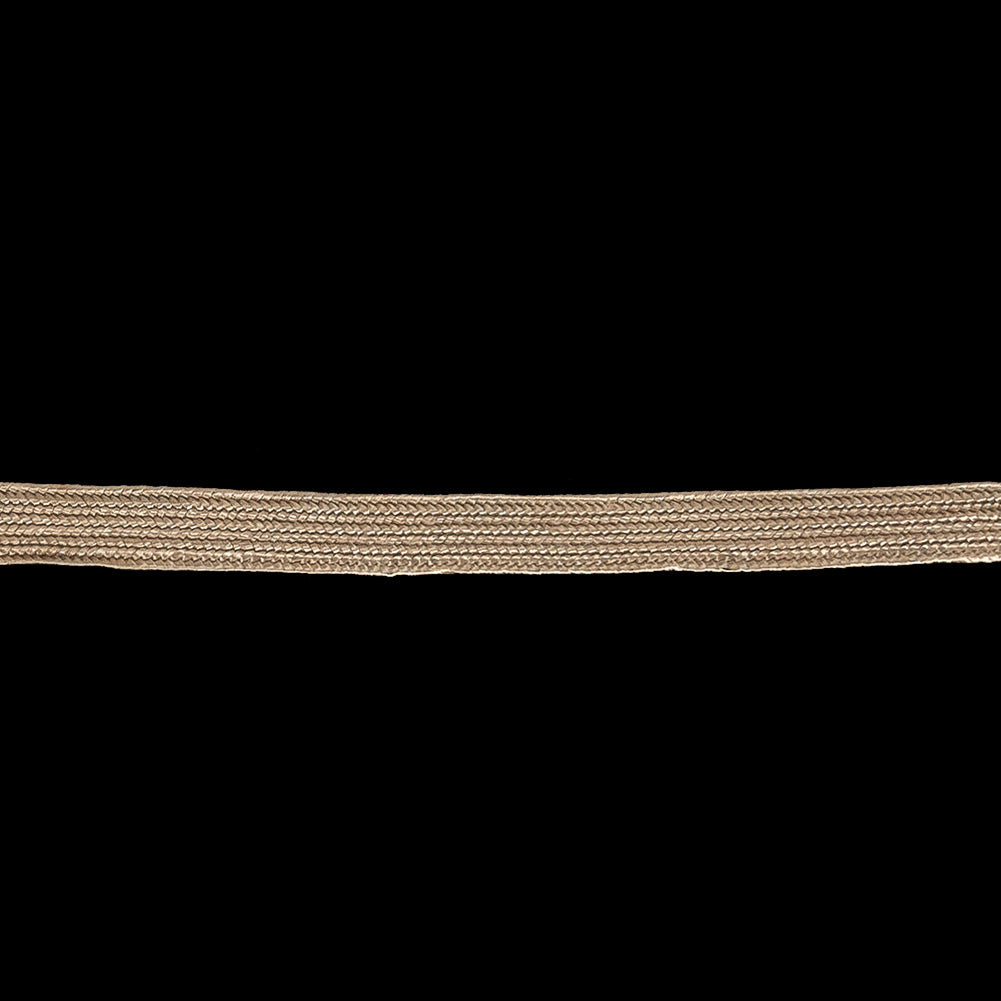 Lustrous Taupe Soutache Trim - 0.25"