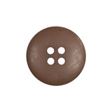 Sepia Ceramic-Look 4-Hole Plastic Button - 36L/23mm
