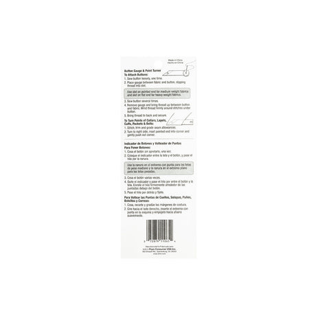 Dritz Button Gauge & Point Turner