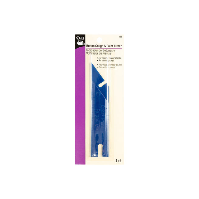 Dritz Button Gauge & Point Turner