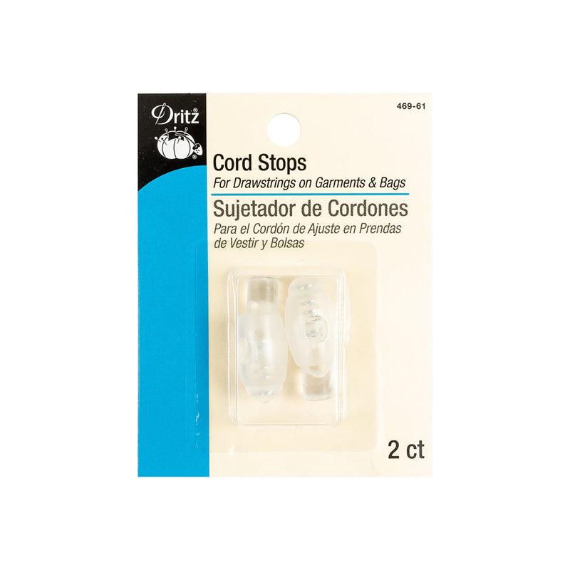 Dritz Clear 2 Count Cord Stops
