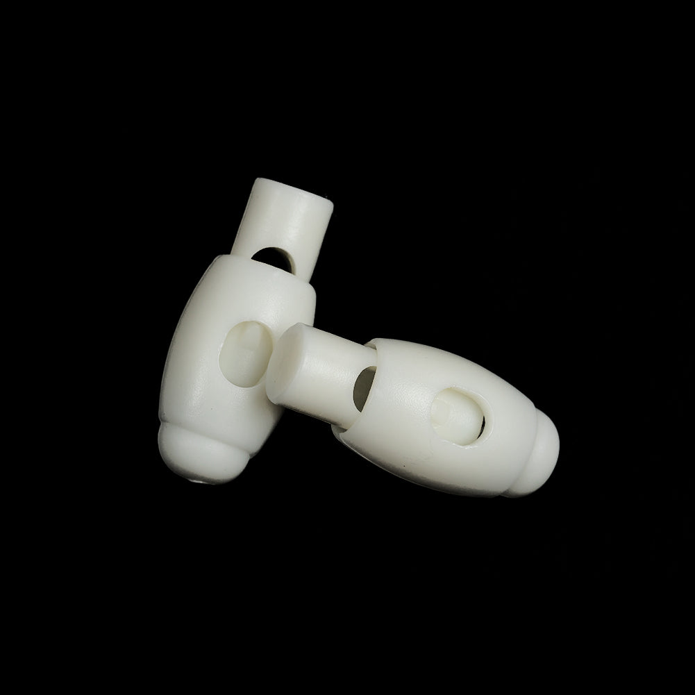 Dritz White Cord Stops - 2 ct