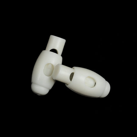 Dritz White Cord Stops - 2 ct