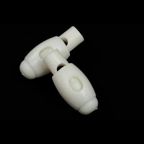 Dritz White Cord Stops - 2 ct
