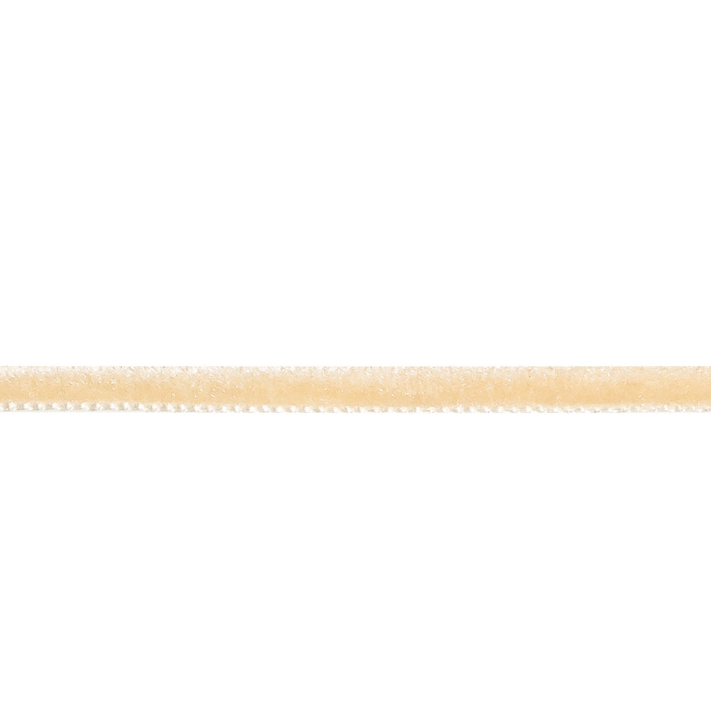 Toasty Beige Single Face Velvet Ribbon - 0.125"