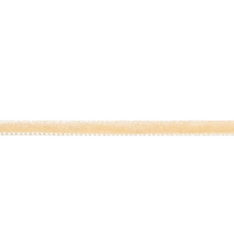 Toasty Beige Single Face Velvet Ribbon - 0.125"