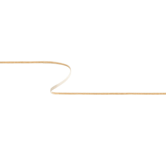 Roasted Almond Single Face Velvet Ribbon - 0.125"