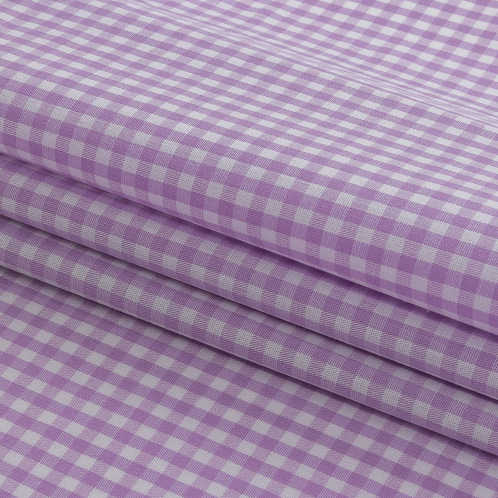 Organic Cotton Gingham 0.125" - Lavender - Campinas Collection