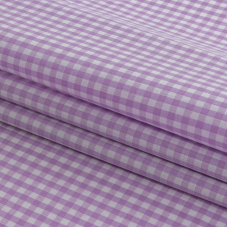 Organic Cotton Gingham 0.125" - Lavender - Campinas Collection
