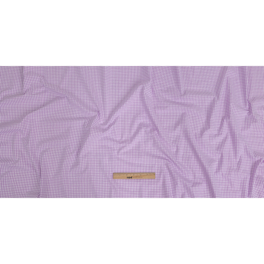 Organic Cotton Gingham 0.125" - Lavender - Campinas Collection