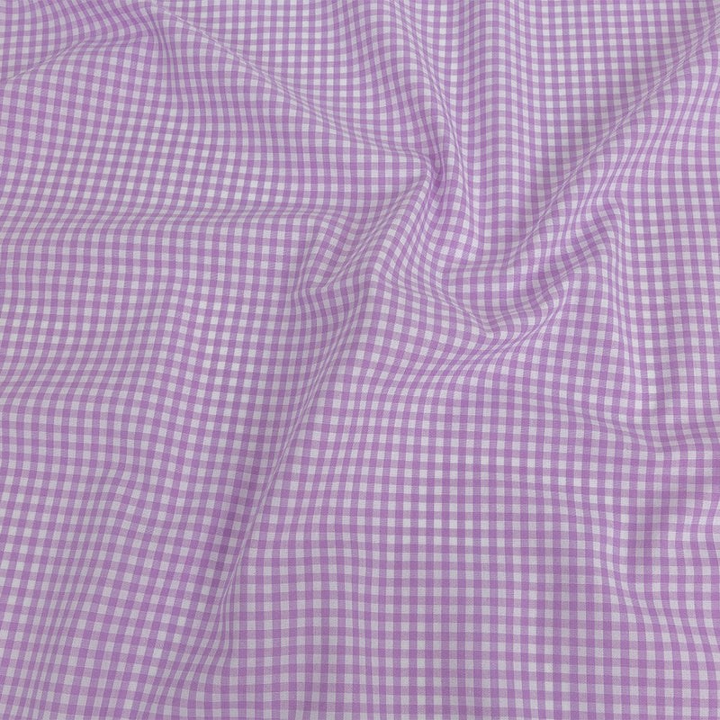 Organic Cotton Gingham 0.125" - Lavender - Campinas Collection