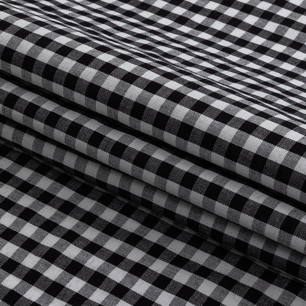 Cotton Gingham 0.25" - Black - Londrina Collection