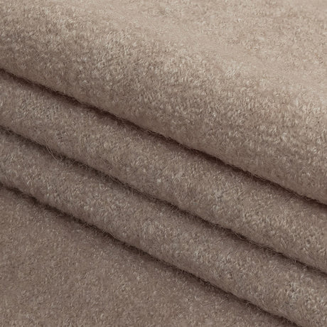 Boiled Wool Coating Fabric - Shell and Ivory Marbled - Ketil Collection