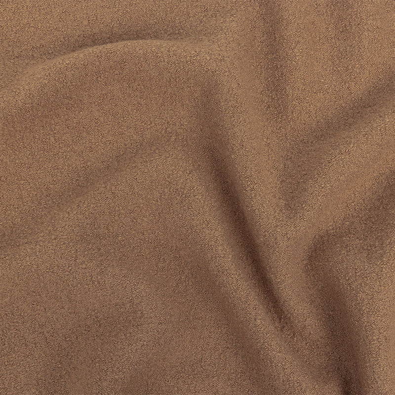 Boiled Wool Coating Fabric - Burro Brown - Ketil Collection