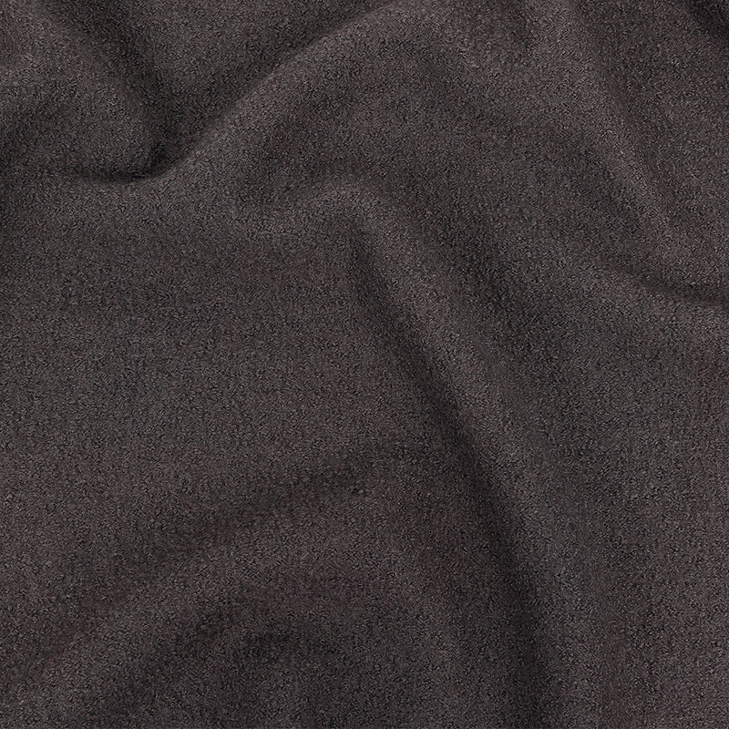 Boiled Wool Coating Fabric - Charcoal Gray - Ketil Collection