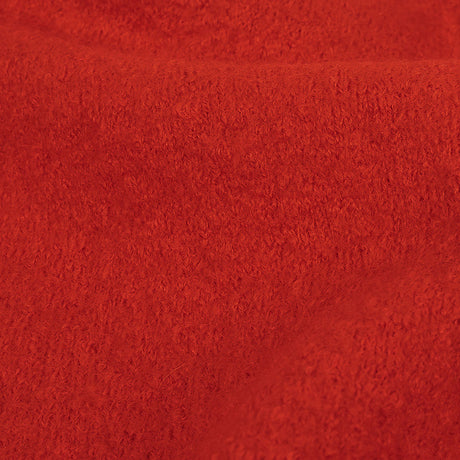 Boiled Wool Coating Fabric - Hot Coral - Ketil Collection