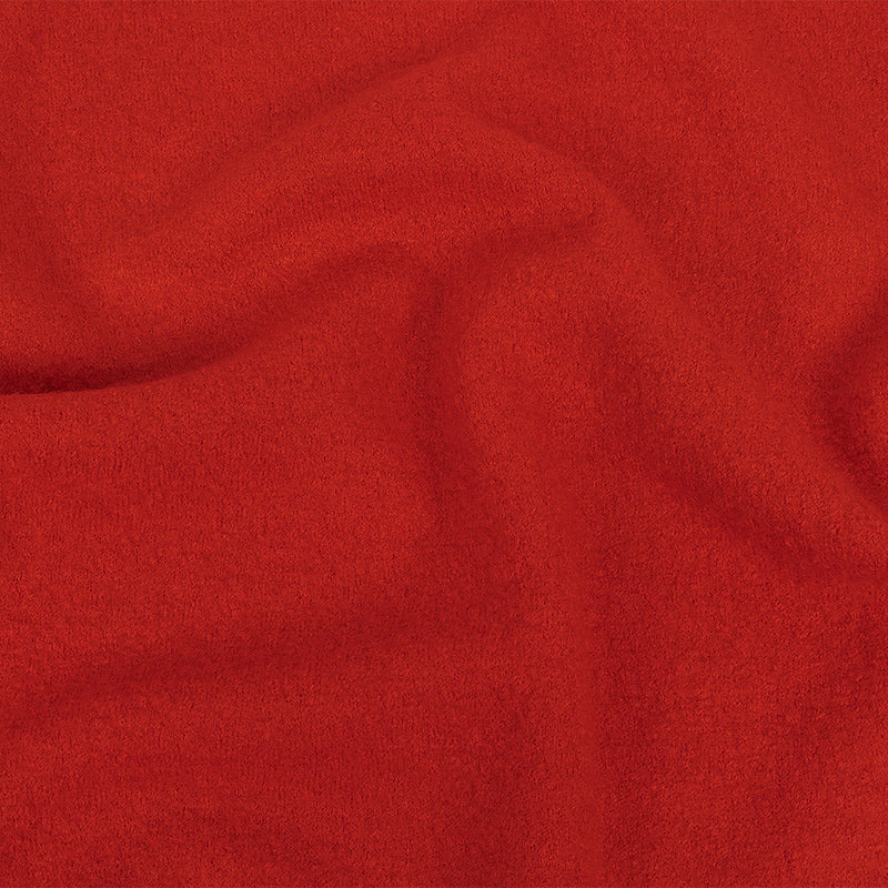 Boiled Wool Coating Fabric - Hot Coral - Ketil Collection