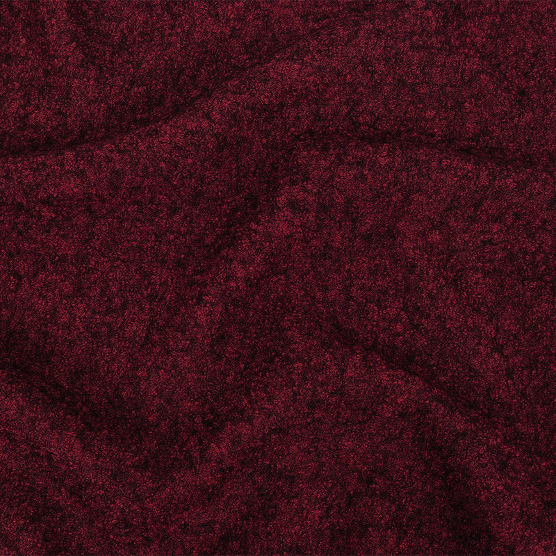 Boiled Wool Coating Fabric - Marbled Windsor Wine Red - Ketil Collection
