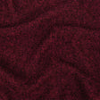Boiled Wool Coating Fabric - Marbled Windsor Wine Red - Ketil Collection
