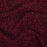 Boiled Wool Coating Fabric - Marbled Windsor Wine Red - Ketil Collection