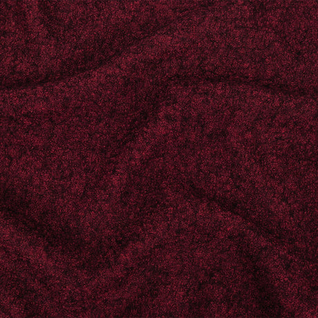 Boiled Wool Coating Fabric - Marbled Windsor Wine Red - Ketil Collection