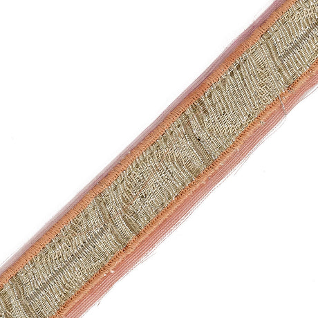 Pink Ombre and Metallic Champagne Mixed Media Trim