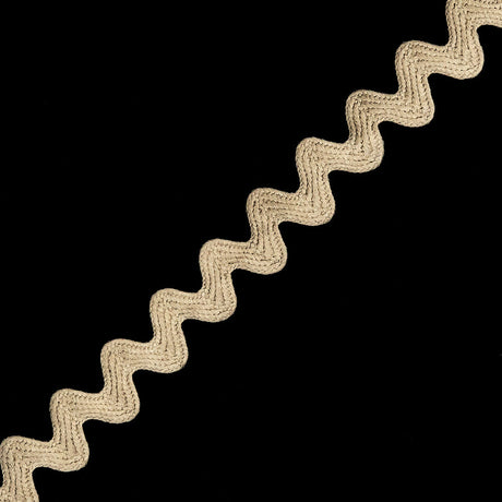 Beige Ric Rac Trimming - 0.375"