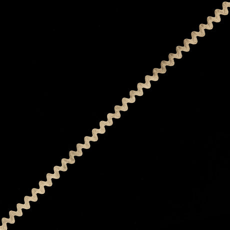 Beige Ric Rac Trimming - 0.375"