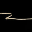 Lustrous Beige Wavy Edged Soutache Trimming - 0.3"