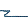 Metallic Moody Blue, Saxony Blue and Ambrosia Fine Crocheted Trim - 0.5"