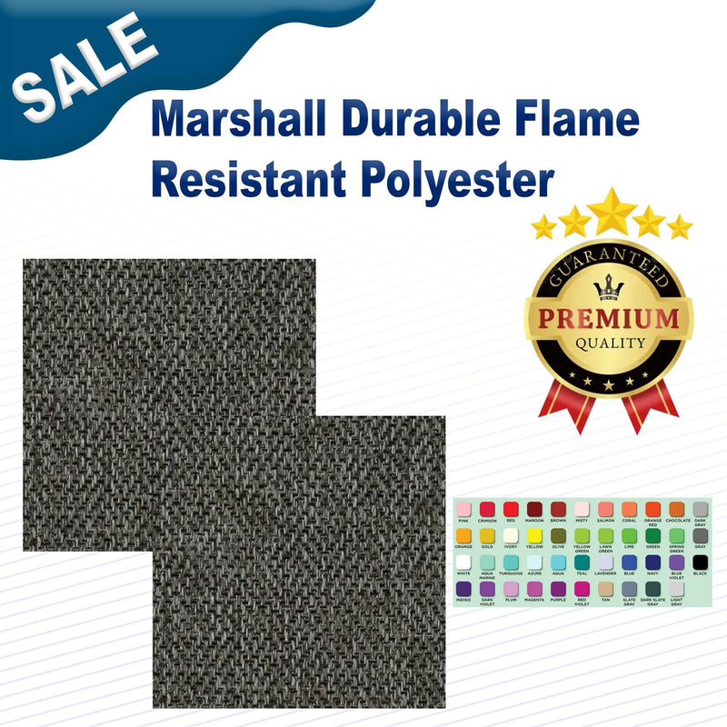 1 Yard Marshall Durable Flame Resistant Polyester Width: 55"