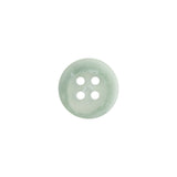 Transparent and Peridot Swirl 4-Hole Low Convex Button - 20L/12.5mm